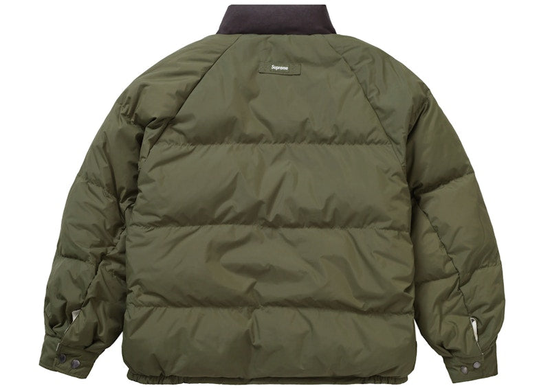 Supreme Reversible Down Puffer Jacket Purple