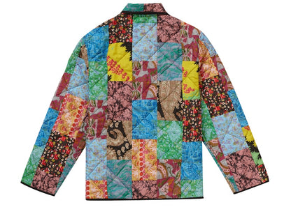 Supreme Reversible Patchwork Quilted Jacket Multicolor