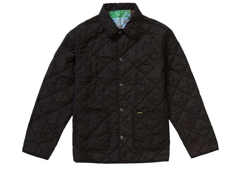 Supreme Reversible Patchwork Quilted Jacket Multicolor