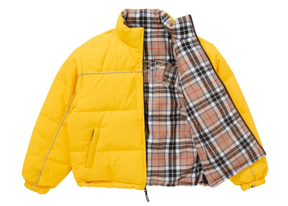 Supreme Reversible Puffer Jacket Yellow