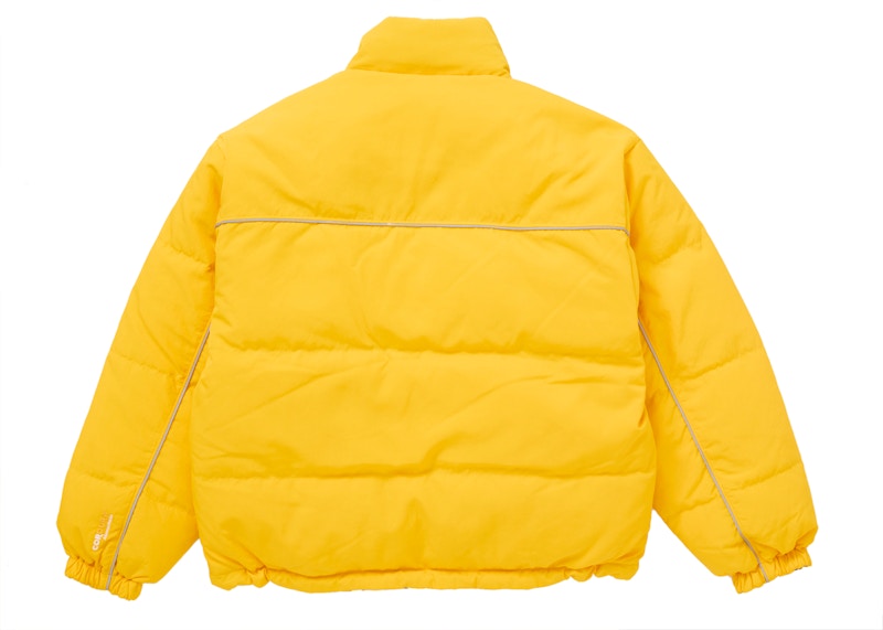 Supreme Reversible Puffer Jacket Yellow