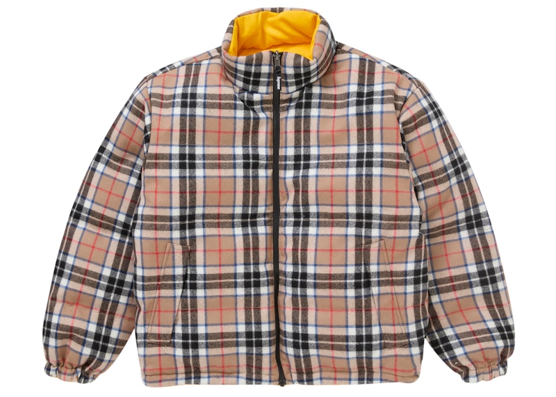 Supreme Reversible Puffer Jacket Yellow