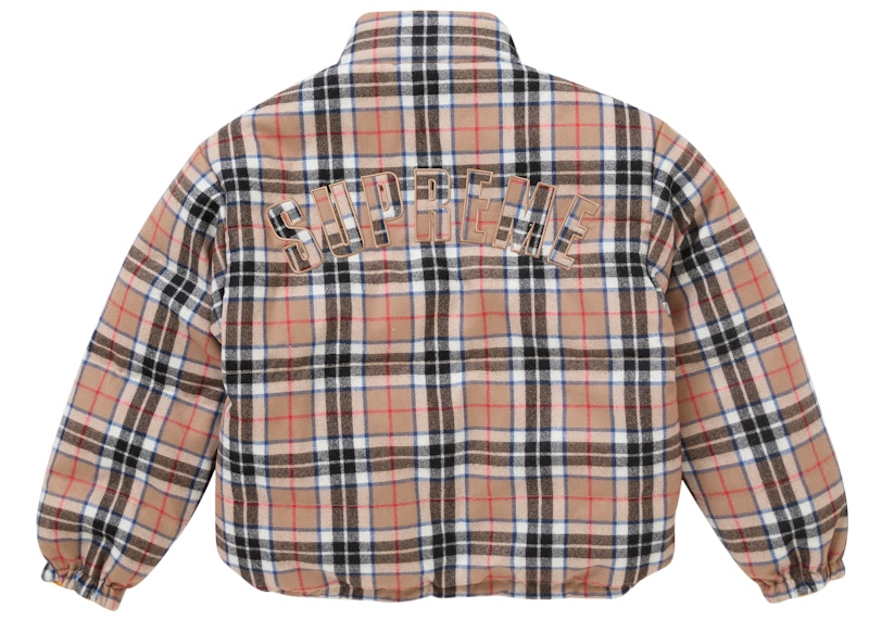 Supreme Reversible Puffer Jacket Yellow
