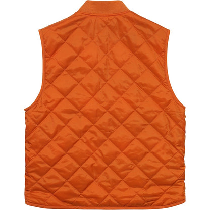 Supreme Reversible Shadow Plaid Vest Rust