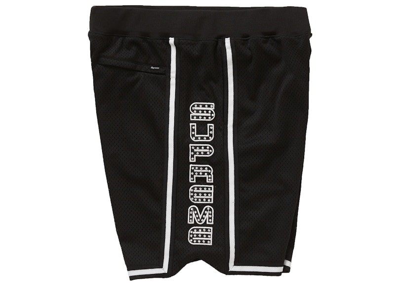 Supreme Rhinestone Basketball Short Black