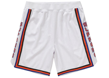 Supreme Rhinestone Basketball Short White