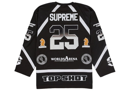 Supreme Rhinestone Hockey Jersey Black