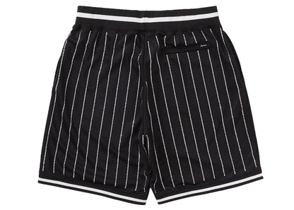 Supreme Rhinestone Stripe Basketball Short Black