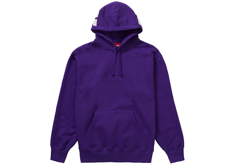 Supreme Rib Hooded Sweatshirt Purple