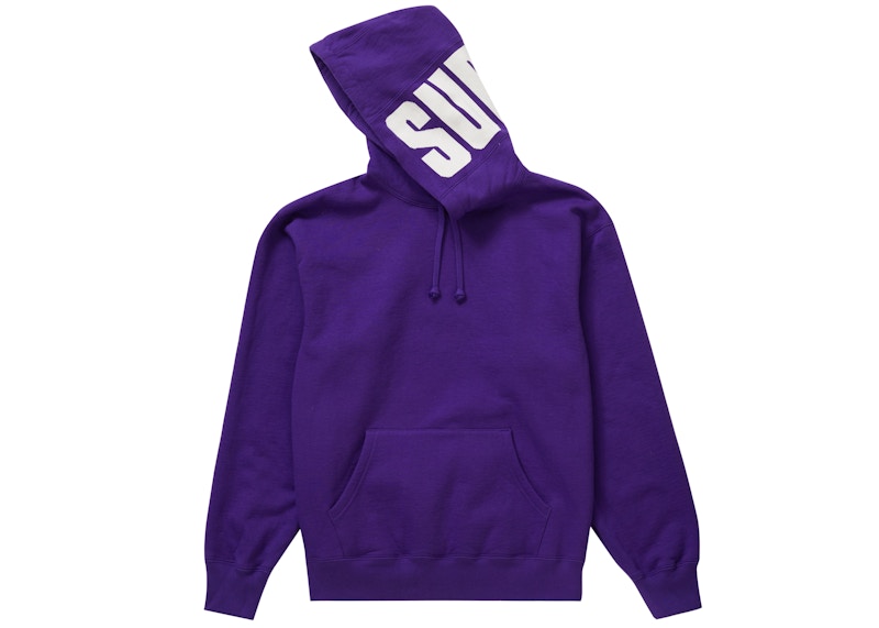 Supreme Rib Hooded Sweatshirt Purple