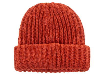 Supreme Ribbed Beanie (FW22) Burnt Orange