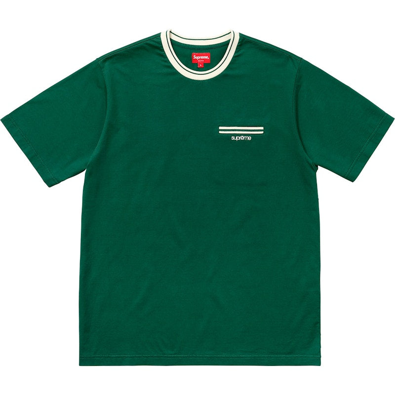 Supreme Ribbed Pocket Tee Green