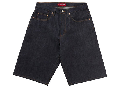 Supreme Rigid Baggy Selvedge Denim Short Rigid Indigo