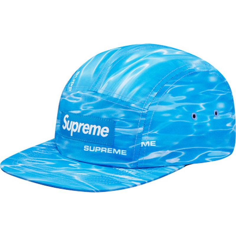 Supreme Ripple Camp Cap Blue
