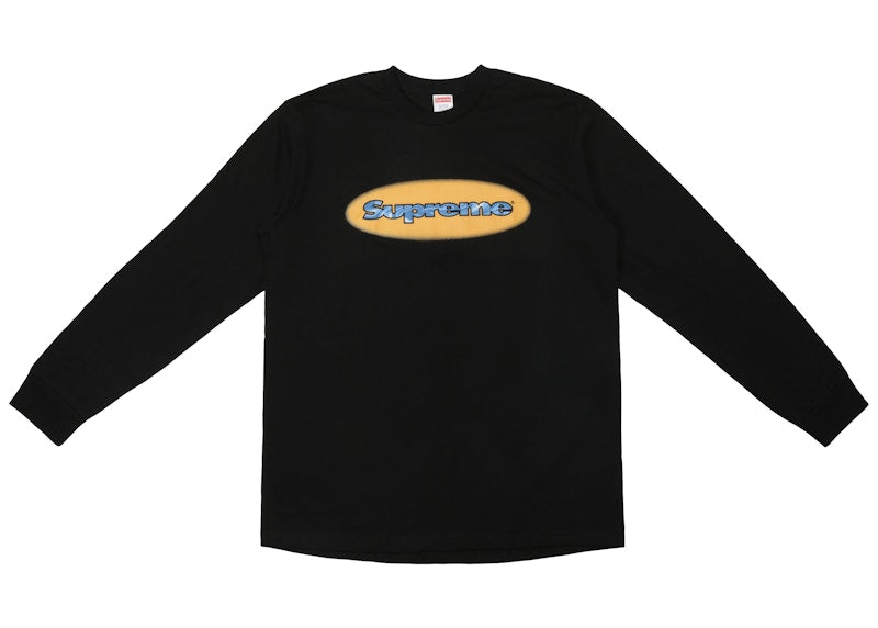 Supreme Ripple LS Tee Black