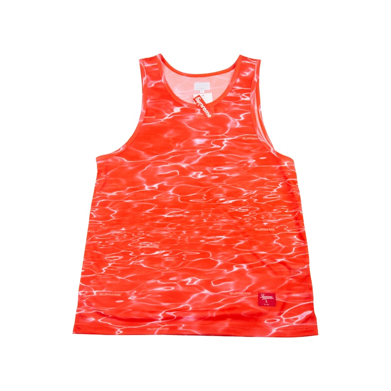 Supreme Ripple Tank Top Red
