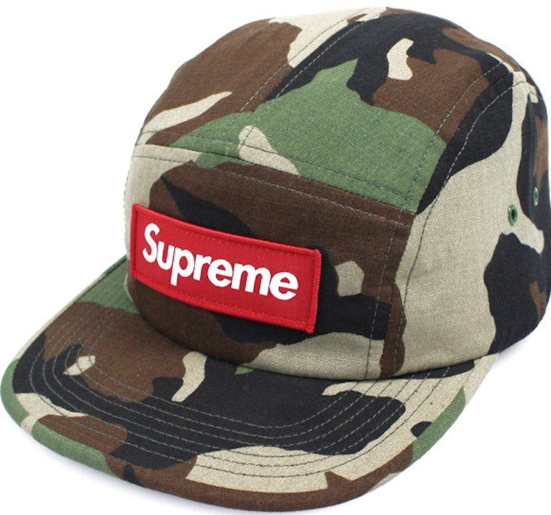 Supreme Ripstop Camp Cap Green Camo