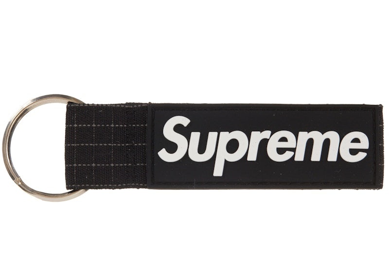 Supreme Ripstop Keychain Black