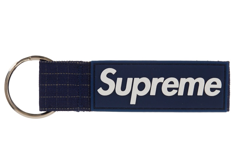 Supreme Ripstop Keychain Navy