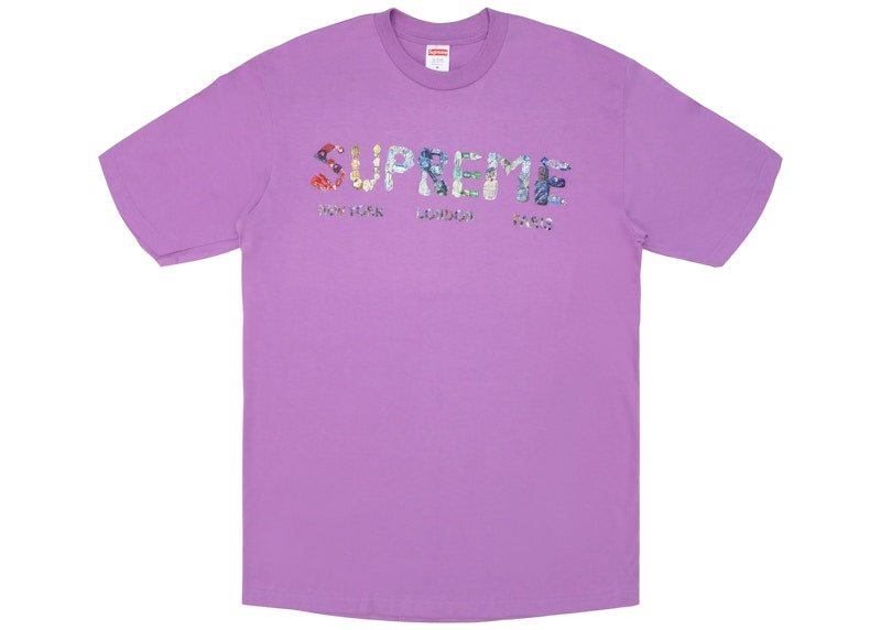 Supreme Rocks Tee Light Purple