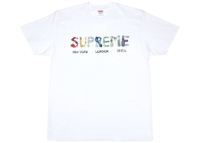 Supreme Rocks Tee White