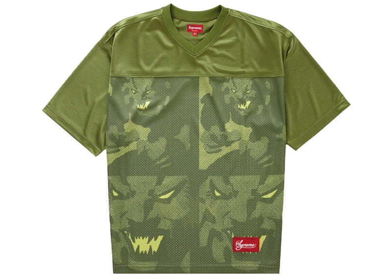 Supreme Ronin Football Jersey Olive