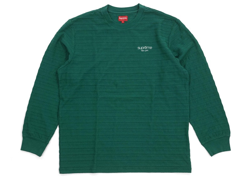 Supreme Rope Stripe L/S Top Dark Green