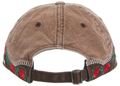 Supreme Roses 6-Panel Washed Brown