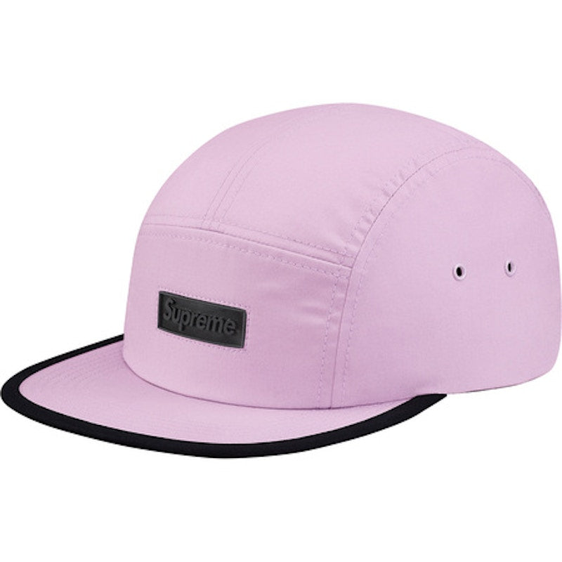 Supreme Rubber Logo Camp Cap Lavender