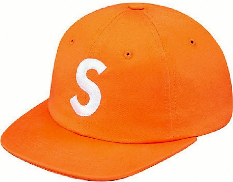 Supreme S Logo 6 Panel Orange