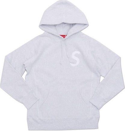 Supreme S Logo Hooded Sweatshirt Grey