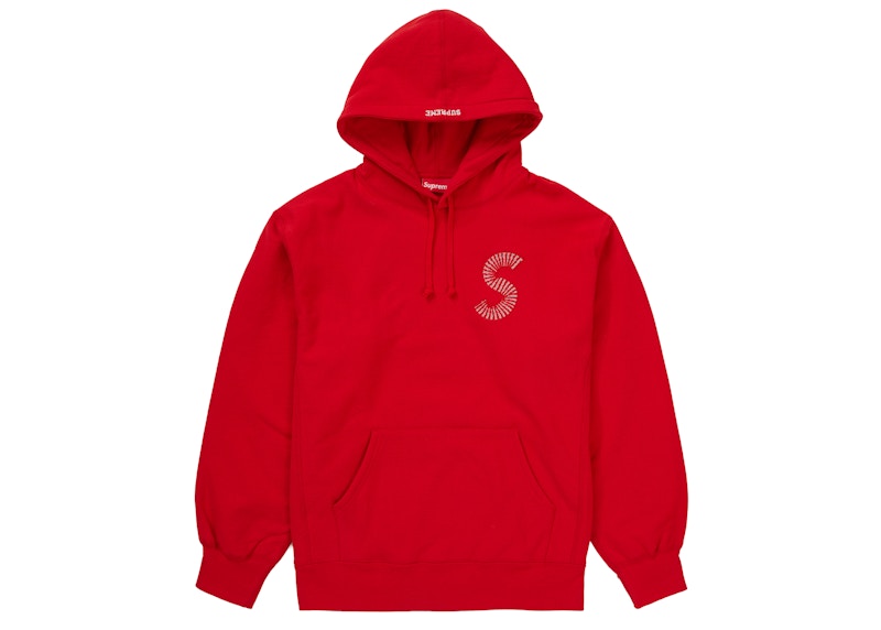 Supreme S Logo Hooded Sweatshirt (FW20) Red