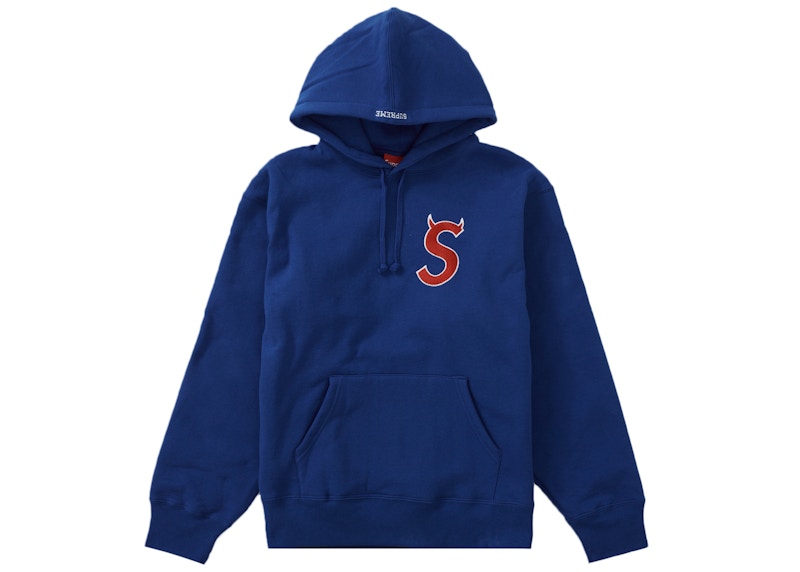 Supreme S Logo Hooded Sweatshirt (FW22) Royal
