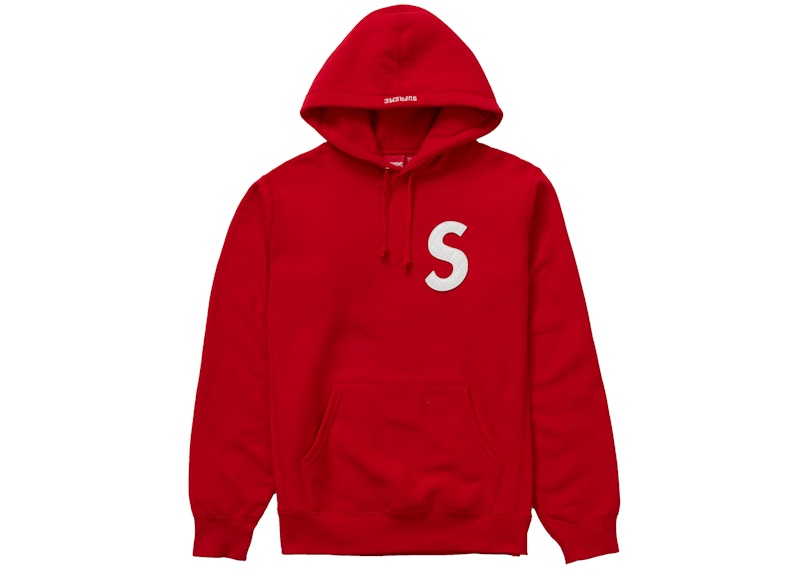 Supreme S Logo Hooded Sweatshirt (SS20) Red