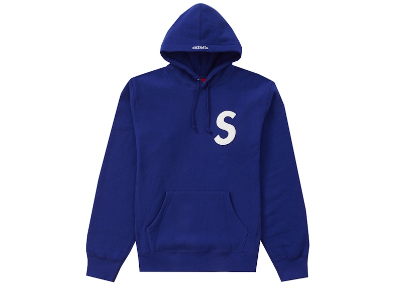 Supreme S Logo Hooded Sweatshirt (SS20) Dark Royal