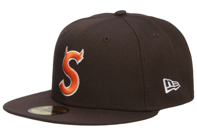 Supreme S Logo New Era (FW22) Brown