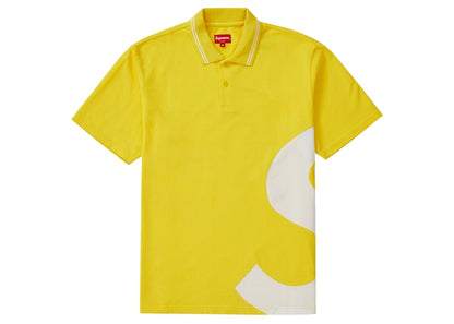 Supreme S Logo Polo Yellow
