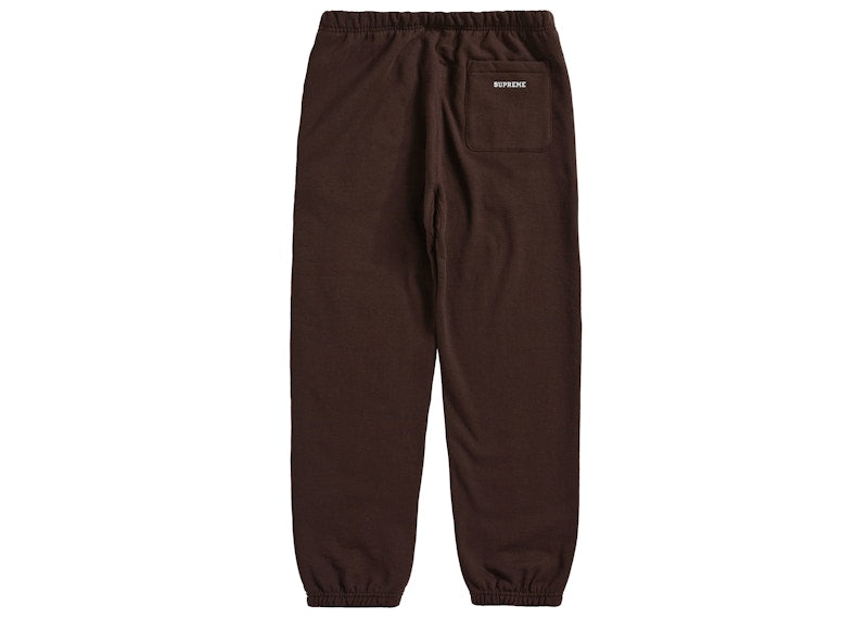 Supreme S Logo Split Sweatpant Tan