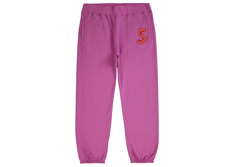 Supreme S Logo Sweatpant (FW20) Bright Purple