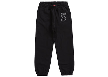Supreme S Logo Sweatpant (FW22) Black