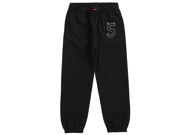Supreme S Logo Sweatpant (FW22) Black