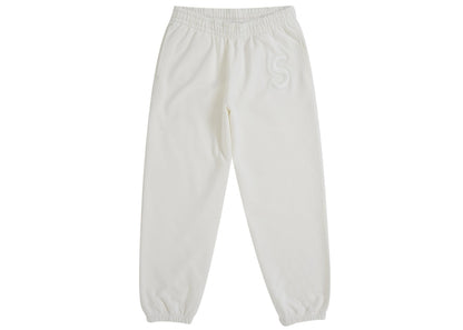 Supreme S Logo Sweatpant (FW25) White