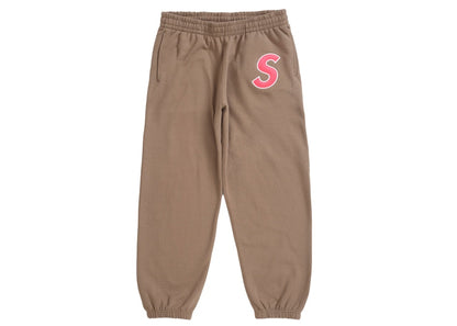 Supreme S Logo Sweatpant (SS25) Dusty Brown