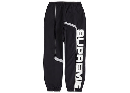 Supreme S Paneled Belted Track Pant Black