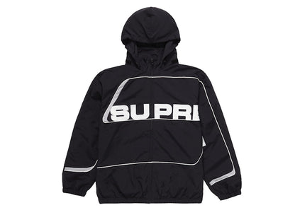 Supreme S Paneled Track Jacket Black