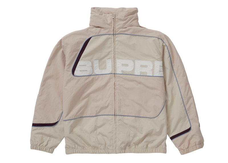 Supreme S Paneled Track Jacket Dusty Pink
