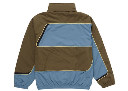Supreme S Paneled Track Jacket Olive