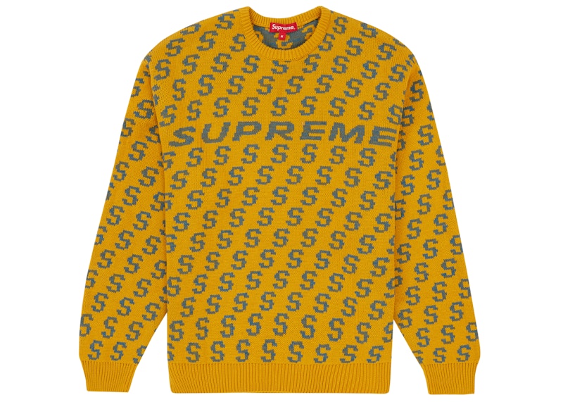 Supreme S Repeat Sweater Yellow