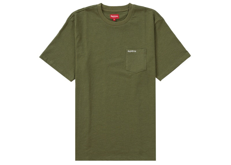 Supreme S/S Pocket Tee (FW22) Olive