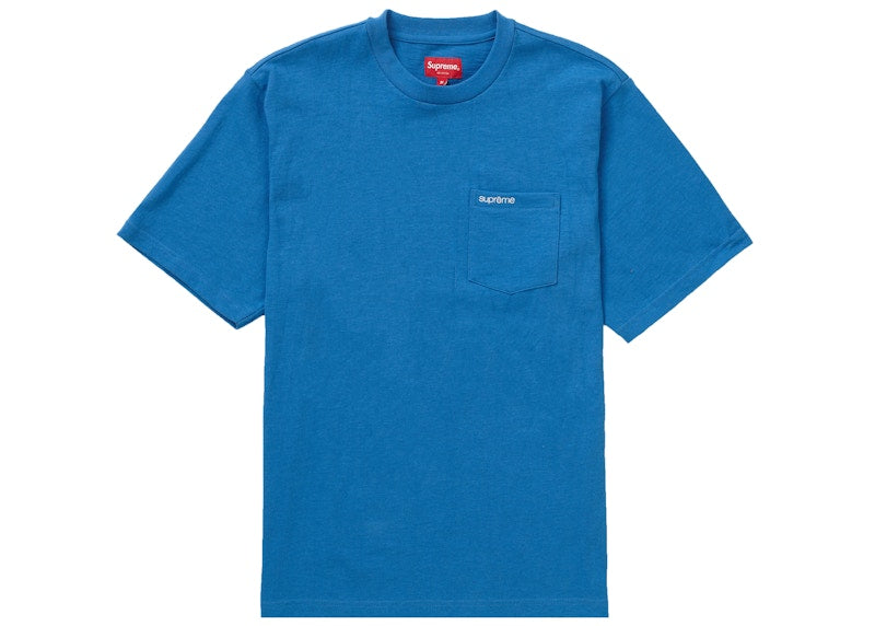 Supreme S/S Pocket Tee (SS21) Pale Royal